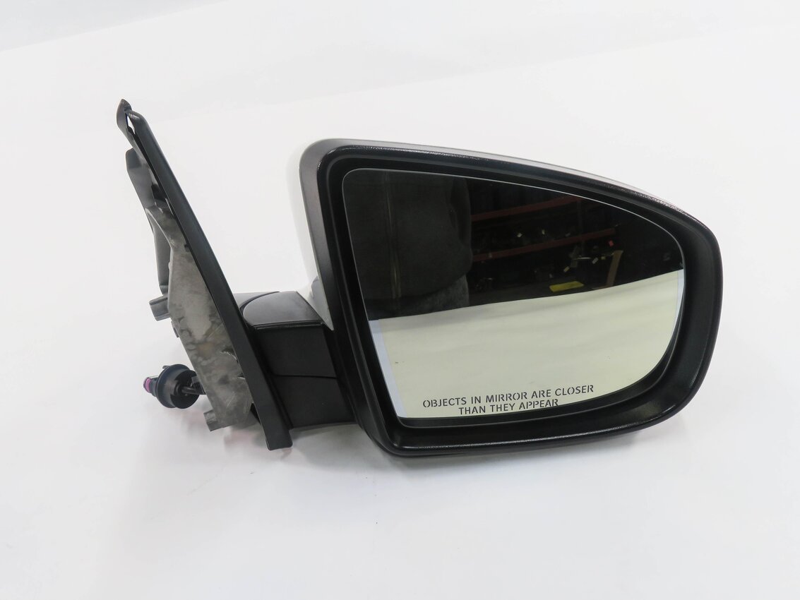 Thumbnail 3: 10-13 BMW X5M ///M (E70) RIGHT PASSENGER PFOLD HEATED CAMERA DOOR MIRROR (WHITE)