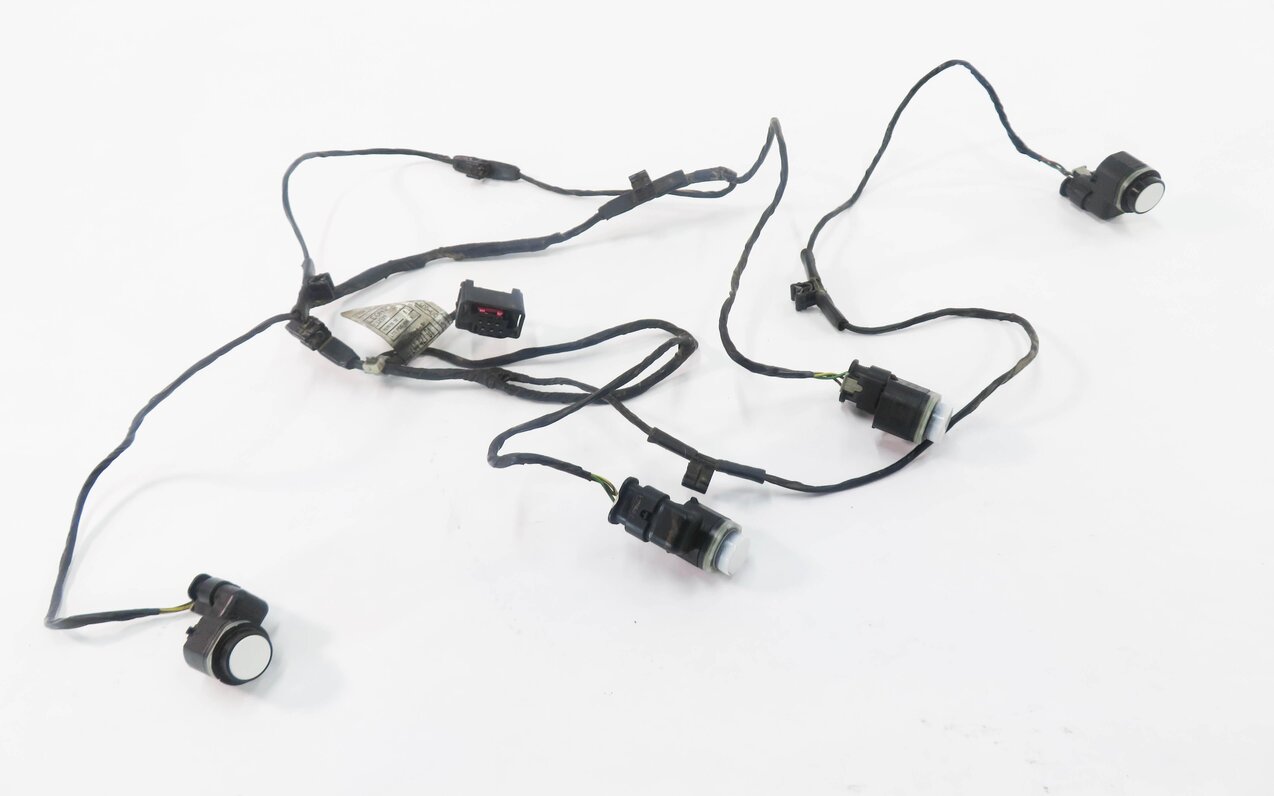 Thumbnail 2: 2012 BMW X5M ///M (E70) REAR PDC PARK DISTANCE SENSOR SET w/ HARNESS (WHITE 300)