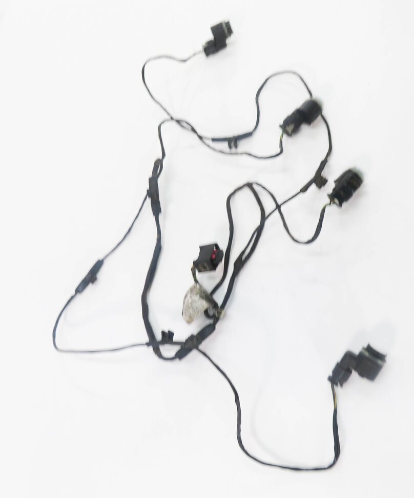 Thumbnail 4: 2012 BMW X5M ///M (E70) REAR PDC PARK DISTANCE SENSOR SET w/ HARNESS (WHITE 300)