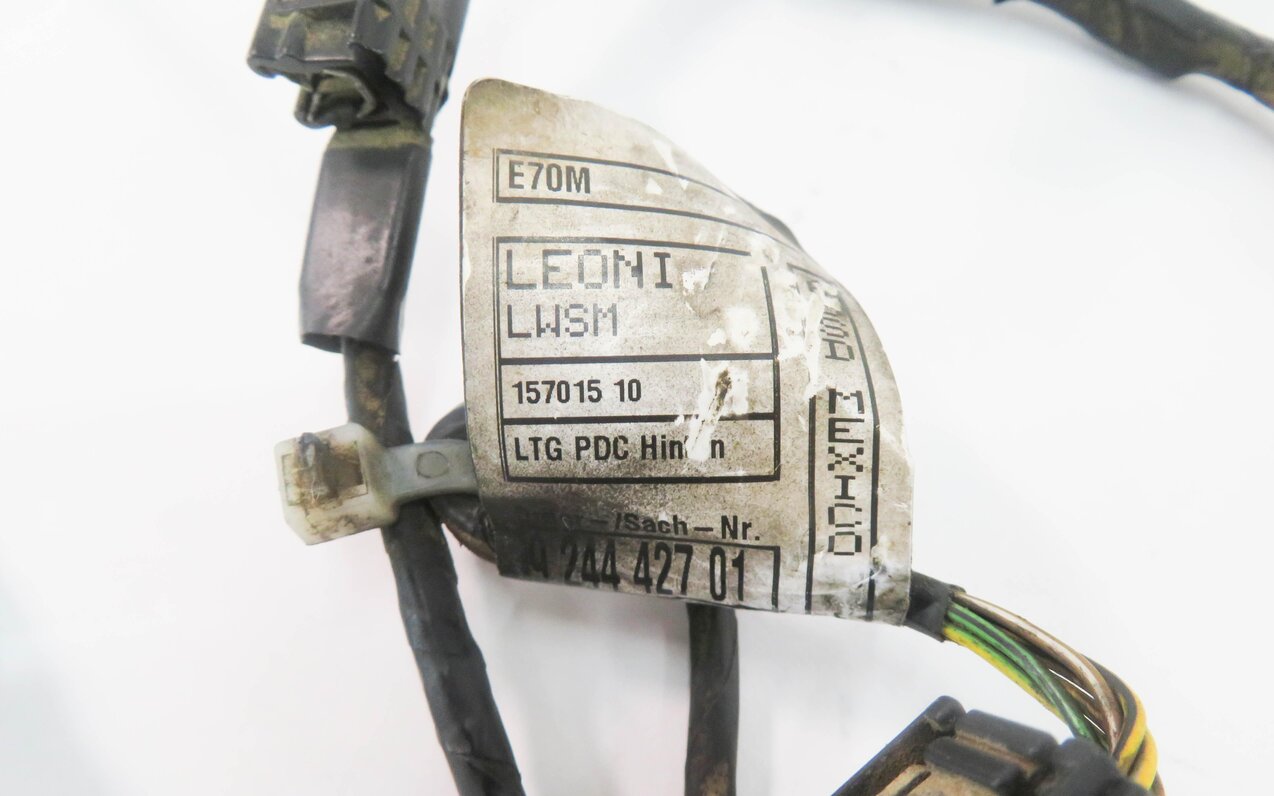 Thumbnail 5: 2012 BMW X5M ///M (E70) REAR PDC PARK DISTANCE SENSOR SET w/ HARNESS (WHITE 300)