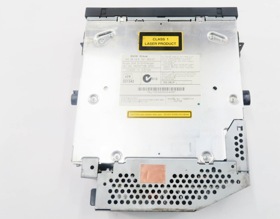 Thumbnail 6: 2008-2010 BMW 750i X5 X6 Z4 (F01 E70 E71 E89) VIDEO PLAYER 6-DISC DVD CHANGER