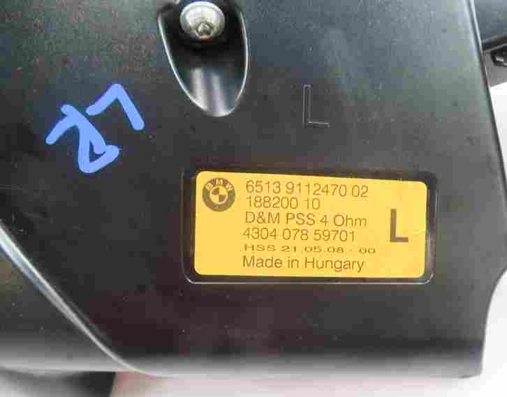 Thumbnail 10: 2008 BMW X6 (E71) RADIO STEREO HARMAN AUDIO SUBWOOFER TWEETER SPEAKER SET-17