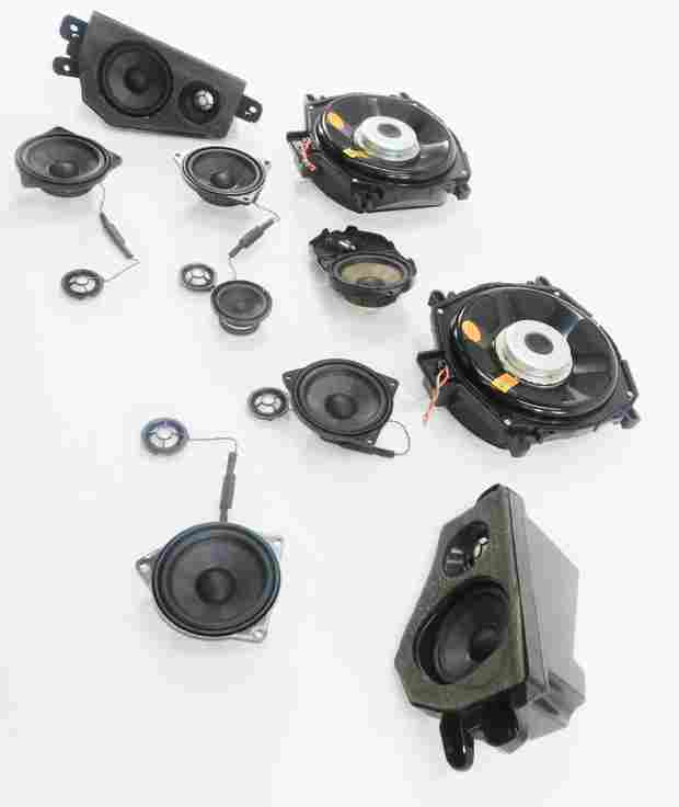 Thumbnail 4: 2008 BMW X6 (E71) RADIO STEREO HARMAN AUDIO SUBWOOFER TWEETER SPEAKER SET-17