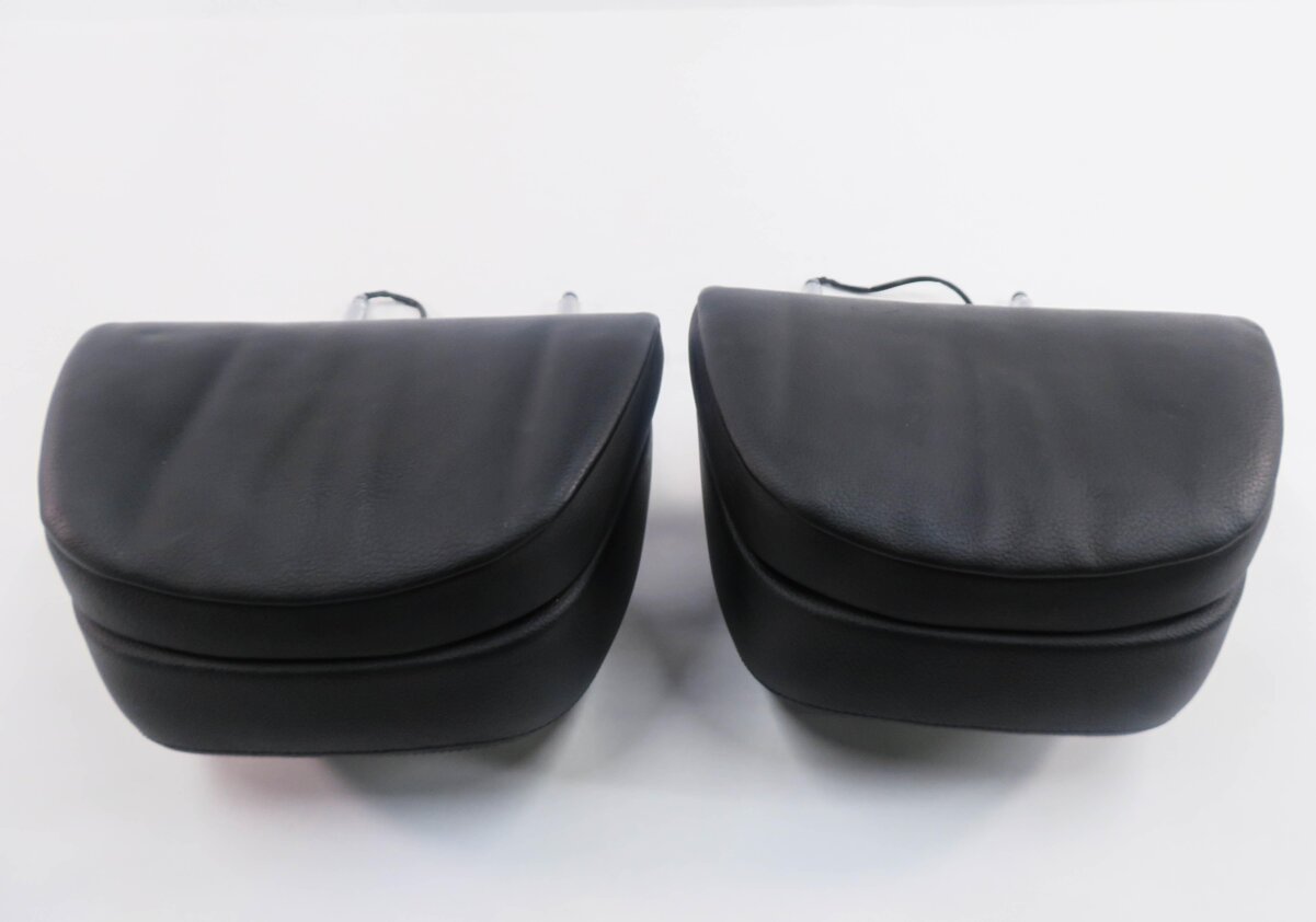 Thumbnail 5: 2011 BMW 550i (F10) FRONT LEFT & RIGHT COMFORT SEAT HEADREST SET (BLACK LEATHER)