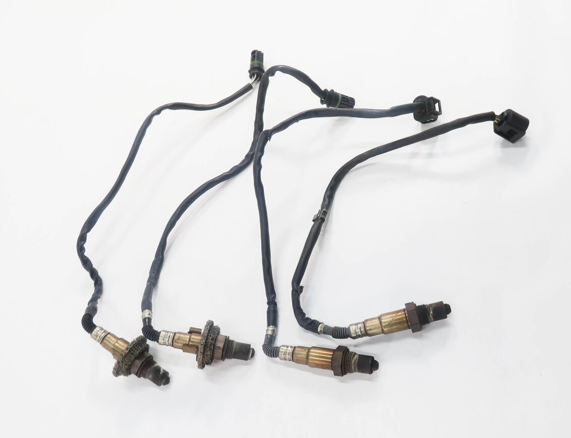 Thumbnail 3: 2011 BMW 550i (F10) 4.4L V8 - PRE / POST CAT O2 OXYGEN LAMBDA PROBE SENSOR SET-4