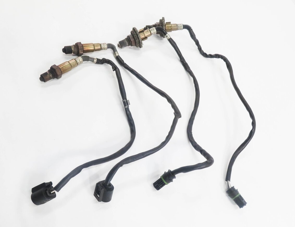Thumbnail 4: 2011 BMW 550i (F10) 4.4L V8 - PRE / POST CAT O2 OXYGEN LAMBDA PROBE SENSOR SET-4