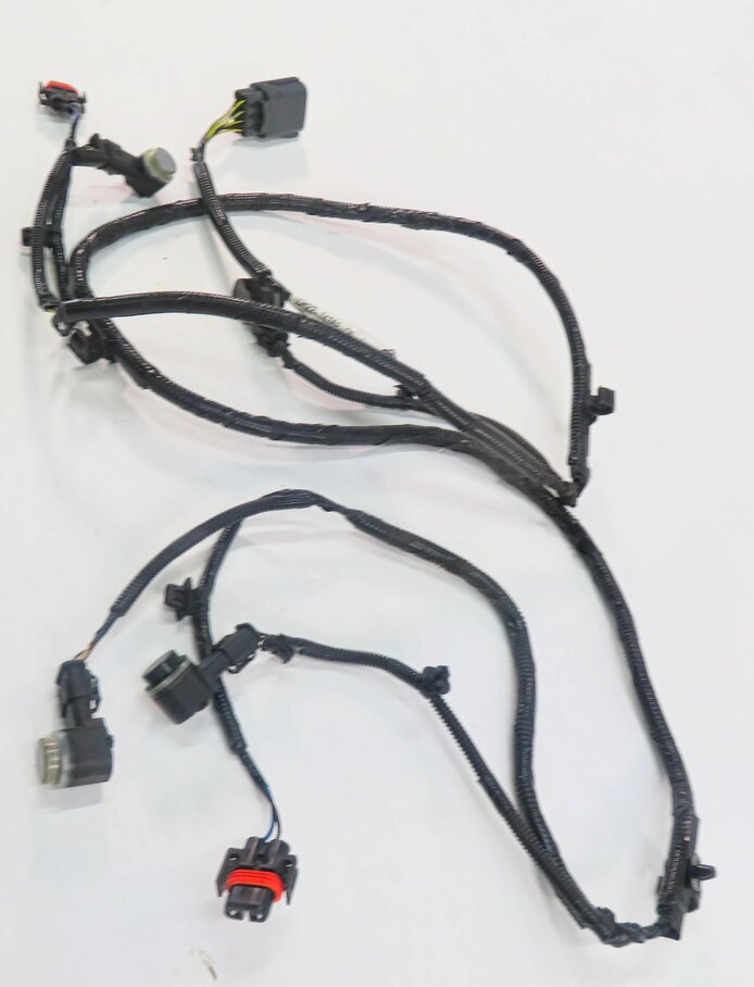 Thumbnail 3: 2012 LAND ROVER LR4 - FRONT PDC PARK DISTANCE SENSOR SET w/ HARNESS (GRAY 949)