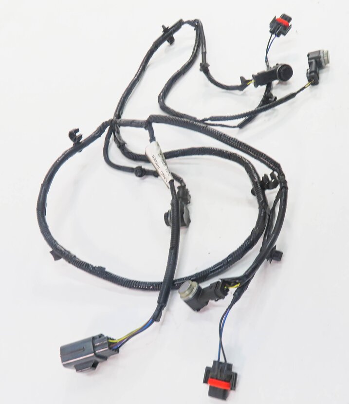 Thumbnail 4: 2012 LAND ROVER LR4 - FRONT PDC PARK DISTANCE SENSOR SET w/ HARNESS (GRAY 949)