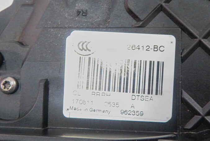 Thumbnail 9: 10-17 LR4 RANGE ROVER SPORT (L320) RIGHT REAR PASSIVE DOOR LOCK LATCH ACTUATOR