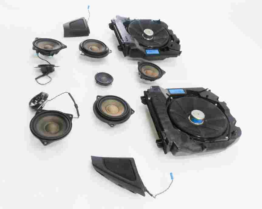 Thumbnail 3: 2014 BMW 535i (F10) HiFi AUDIO SUB SUBWOOFER TWEETER SPEAKER SET-12