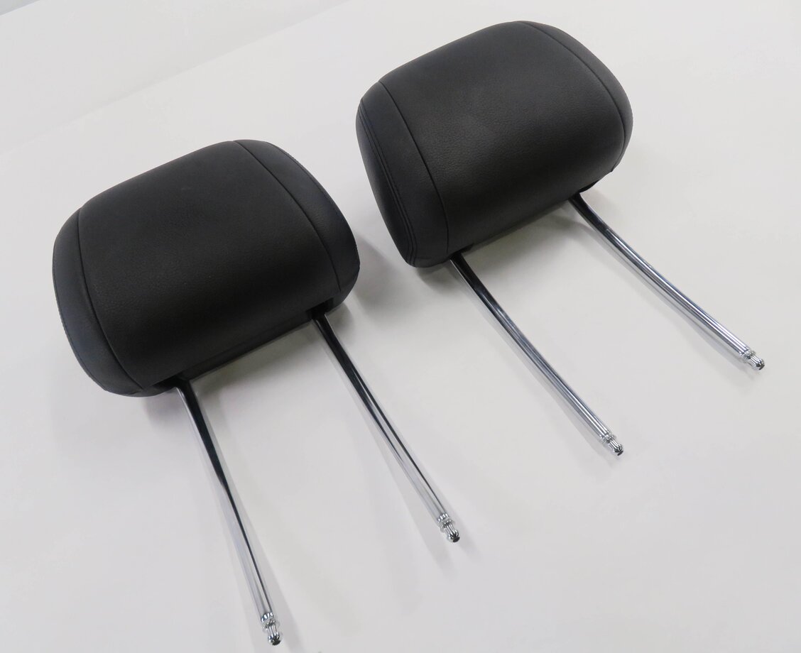 2014 BMW 535i (F10) FRONT LEFT & RIGHT SEAT HEADREST SET (BLACK DAKOTA LEATHER)