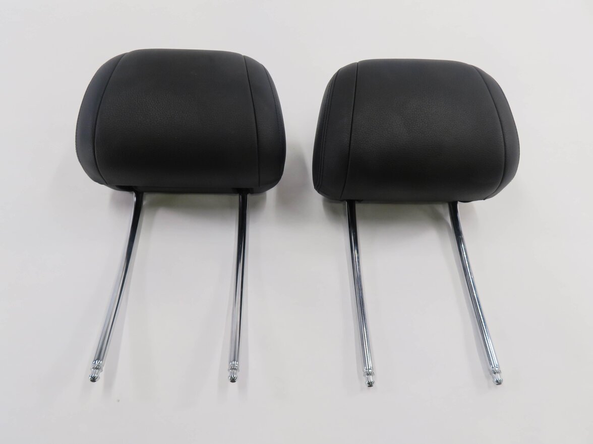 Thumbnail 2: 2014 BMW 535i (F10) FRONT LEFT & RIGHT SEAT HEADREST SET (BLACK DAKOTA LEATHER)