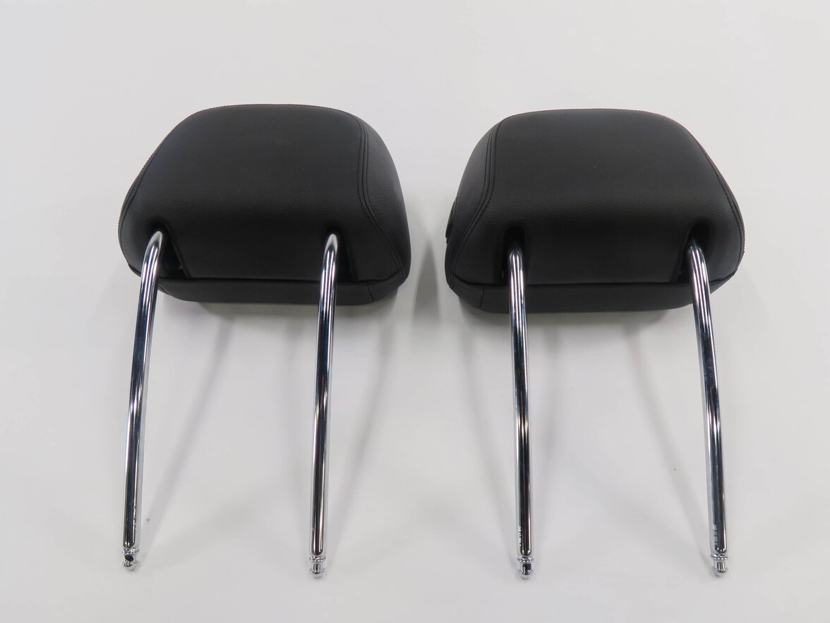 Thumbnail 8: 2014 BMW 535i (F10) FRONT LEFT & RIGHT SEAT HEADREST SET (BLACK DAKOTA LEATHER)
