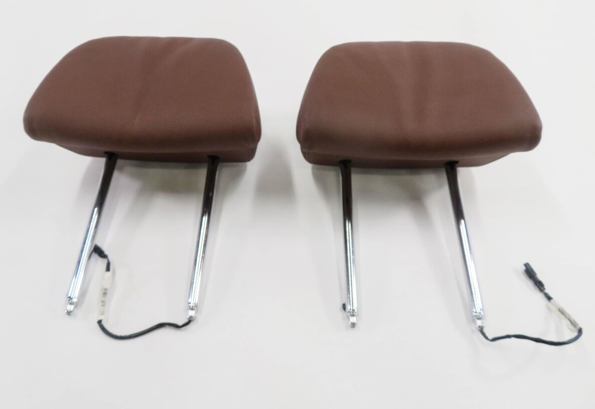 Thumbnail 2: 2013 BMW 550iGT (F07) FRONT LEFT & RIGHT HEADREST SET-2 (CINNAMON BROWN LEATHER)