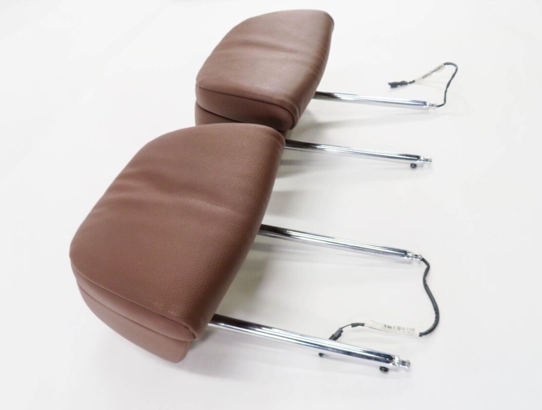 Thumbnail 3: 2013 BMW 550iGT (F07) FRONT LEFT & RIGHT HEADREST SET-2 (CINNAMON BROWN LEATHER)