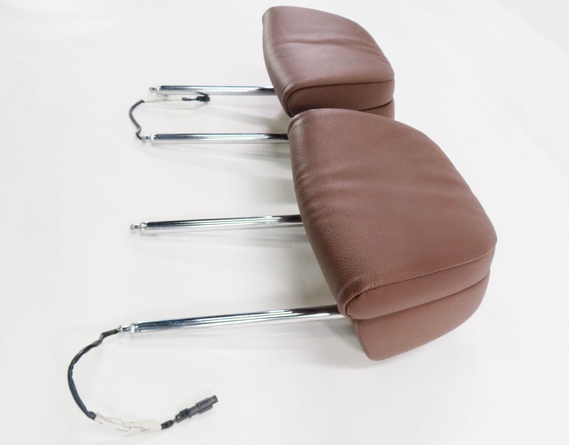 Thumbnail 4: 2013 BMW 550iGT (F07) FRONT LEFT & RIGHT HEADREST SET-2 (CINNAMON BROWN LEATHER)