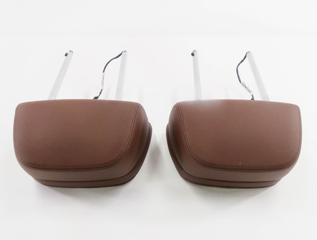 Thumbnail 6: 2013 BMW 550iGT (F07) FRONT LEFT & RIGHT HEADREST SET-2 (CINNAMON BROWN LEATHER)