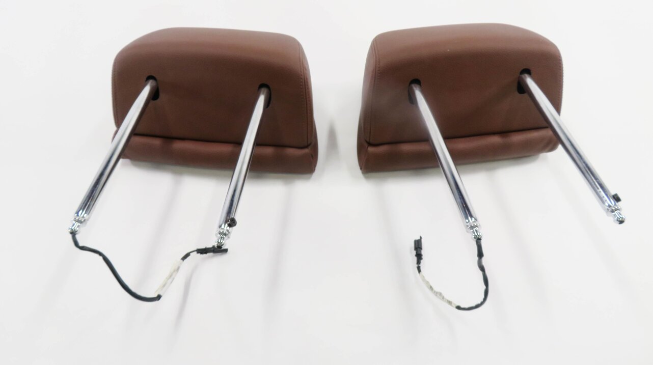 Thumbnail 7: 2013 BMW 550iGT (F07) FRONT LEFT & RIGHT HEADREST SET-2 (CINNAMON BROWN LEATHER)