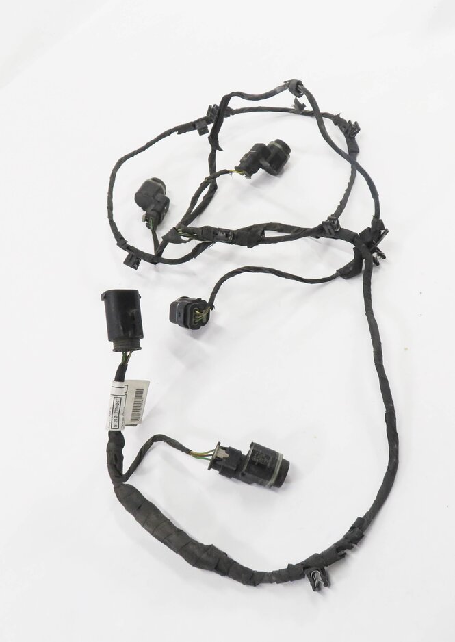Thumbnail 4: 2013 BMW 550iGT (F07) FRONT PDC PARK DISTANCE SENSOR SET w/ HARNESS (BLACK 668)
