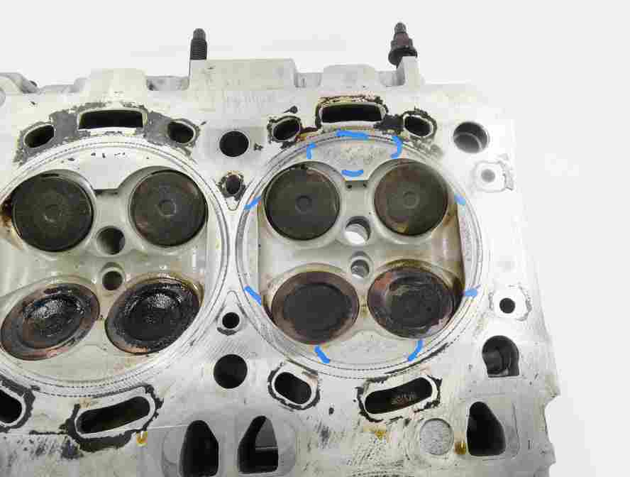 Thumbnail 8: 13-19 BMW 550i 650i 750i X5 X6 - 4.4L N63B TWIN TURBO ENGINE RIGHT CYLINDER HEAD