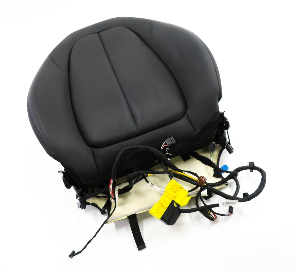 2016 BMW X1 (F48) RIGHT FRONT PASSENGER UPPER TOP HEATED SEAT CUSHION (BLACK)
