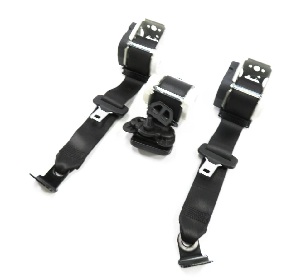 2016 BMW X1 (F48) REAR SEAT SEATBELT RETRACTOR SET-3 (BLACK)