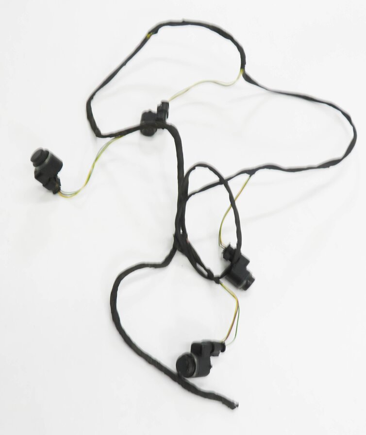 Thumbnail 3: 2009 BMW 750i (F01) REAR PDC PARK DISTANCE SENSOR SET w/ HARNESS (BLACK)