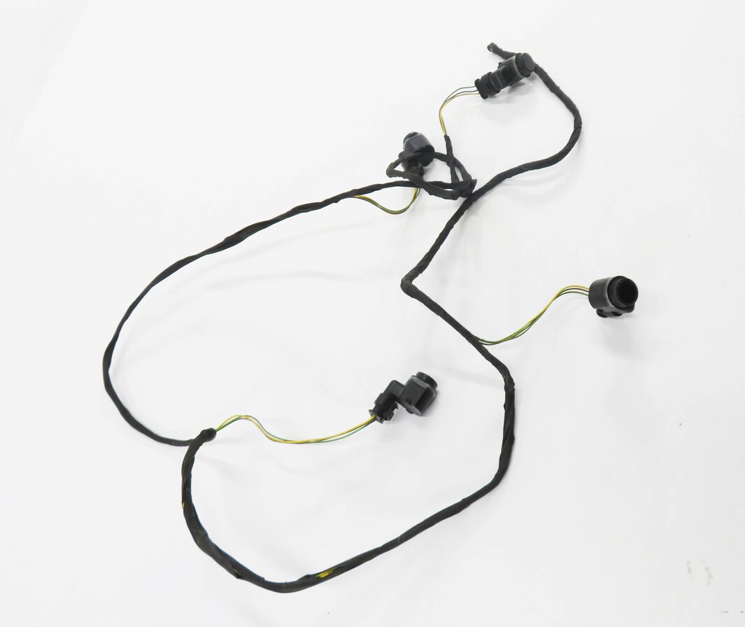 Thumbnail 4: 2009 BMW 750i (F01) REAR PDC PARK DISTANCE SENSOR SET w/ HARNESS (BLACK)