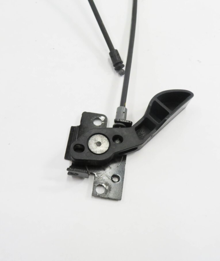 Thumbnail 5: 2009 BMW 750i (F01) FRONT UPPER HOOD SAFETY LOCK LATCH SET w/ CABLE & HANDLE