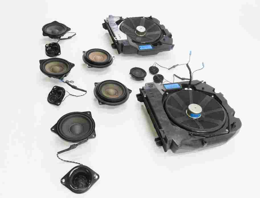 Thumbnail 4: 2014 BMW 535i (F10) HiFi AUDIO SUB SUBWOOFER TWEETER SPEAKER SET-13