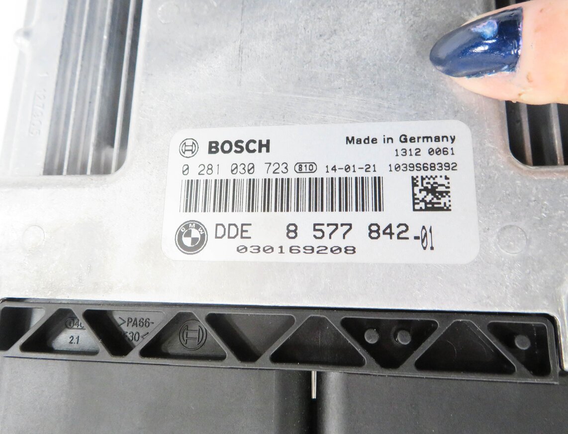 Thumbnail 10: 2014 BMW 535D (F10) AWD - 3.0L N57 DIESEL ENGINE DME DDE CAS 4 MODULE KEY SET