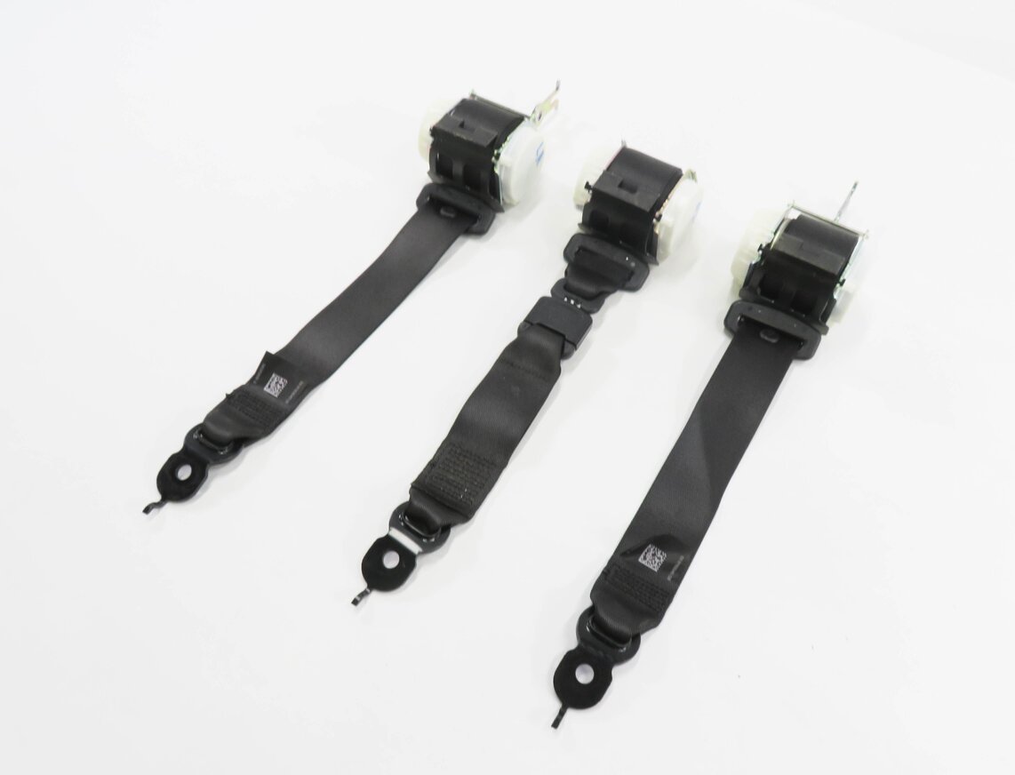 2014 BMW 535D (F10) REAR SEAT SEATBELT RETRACTOR SET-3 (BLACK)