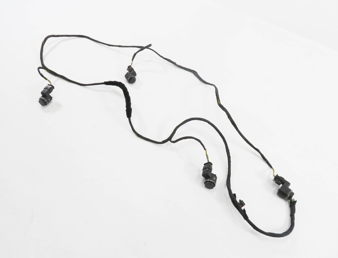 2014 BMW 535D (F10) REAR PDC PARK DISTANCE SENSOR SET w/ HARNESS (BLACK 475)