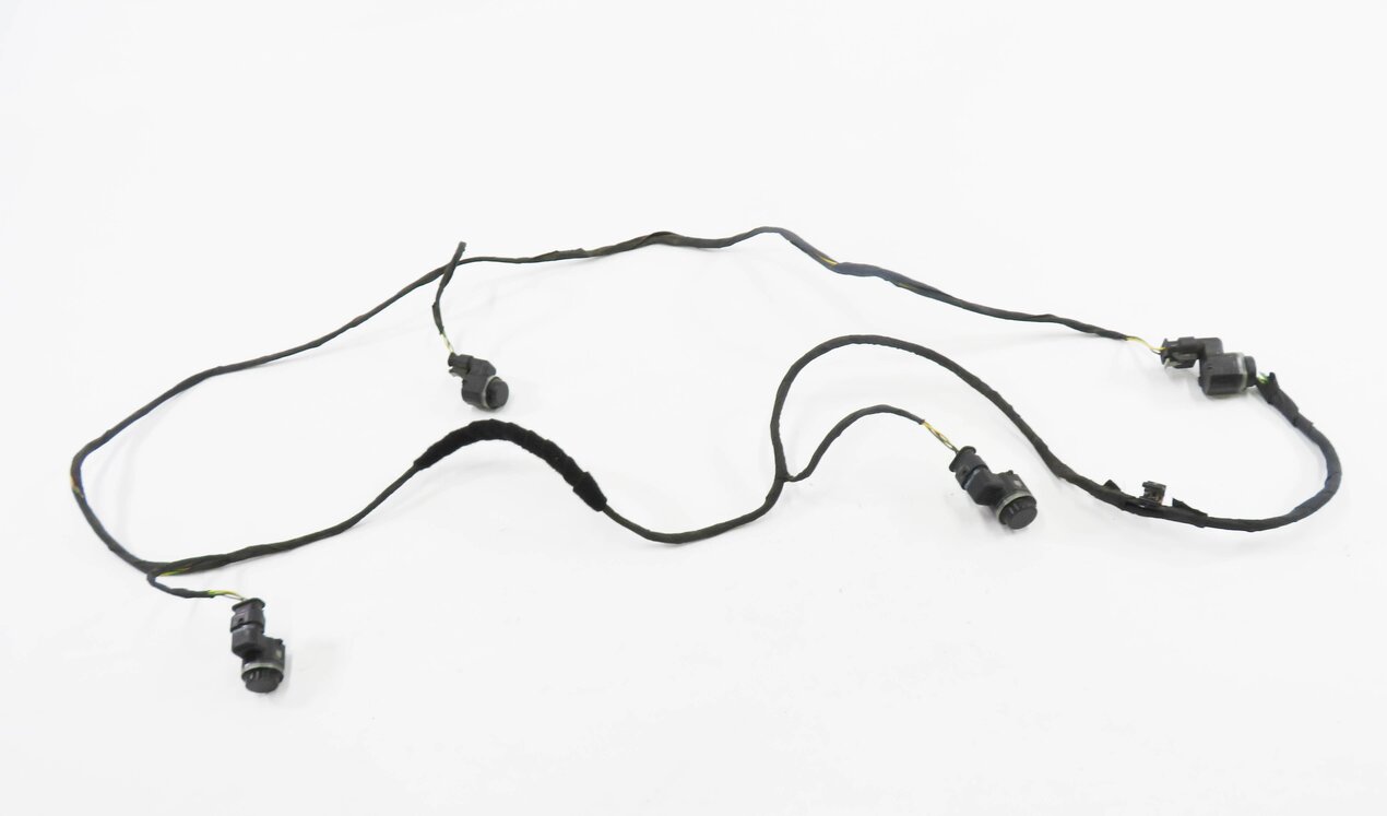 Thumbnail 2: 2014 BMW 535D (F10) REAR PDC PARK DISTANCE SENSOR SET w/ HARNESS (BLACK 475)