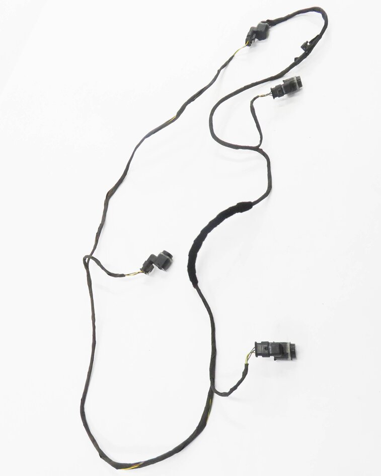 Thumbnail 4: 2014 BMW 535D (F10) REAR PDC PARK DISTANCE SENSOR SET w/ HARNESS (BLACK 475)