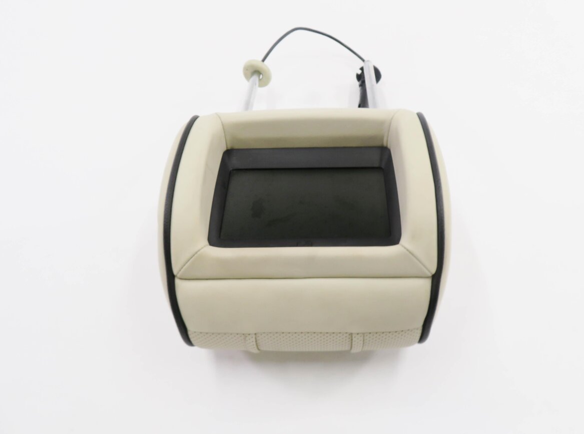 Thumbnail 7: 2007 RANGE ROVER (L322) RIGHT FRONT PASSENGER HEADREST w/ TV SCREEN (IVORY)