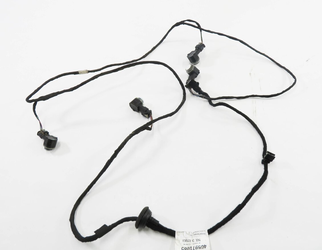 Thumbnail 2: 2012 AUDI A6 (C7) REAR PDC PARK DISTANCE SENSOR SET-4 w/ HARNESS (IBIS WHITE T9)