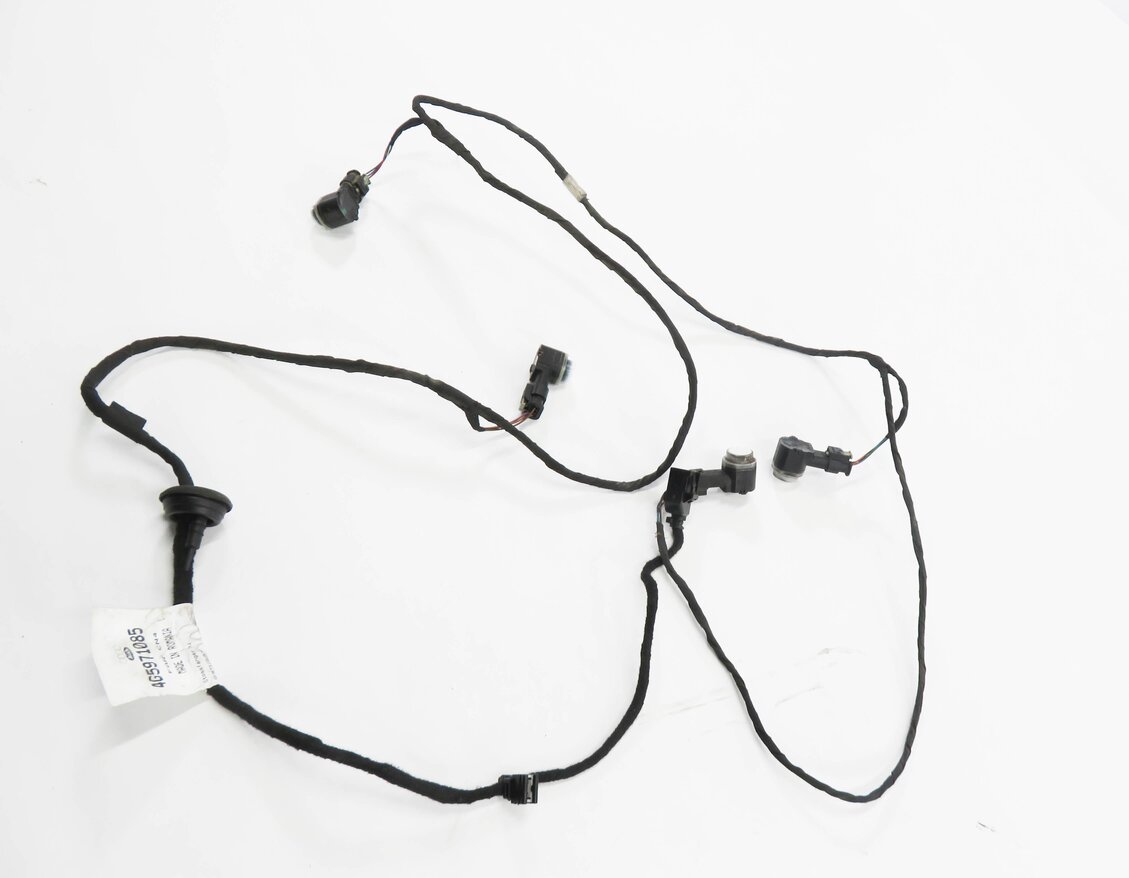 Thumbnail 3: 2012 AUDI A6 (C7) REAR PDC PARK DISTANCE SENSOR SET-4 w/ HARNESS (IBIS WHITE T9)