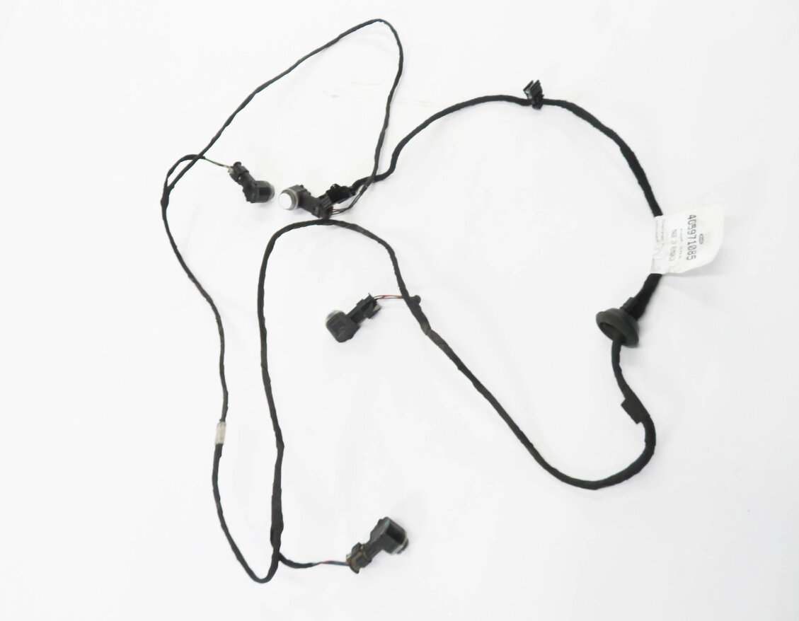 Thumbnail 4: 2012 AUDI A6 (C7) REAR PDC PARK DISTANCE SENSOR SET-4 w/ HARNESS (IBIS WHITE T9)