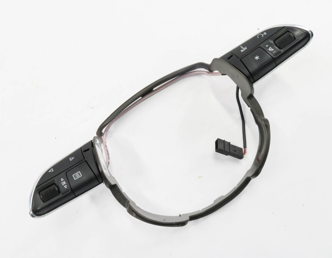 2012 AUDI A6 (C7) STEERING SWITCH BUTTON SET w/ TRIM