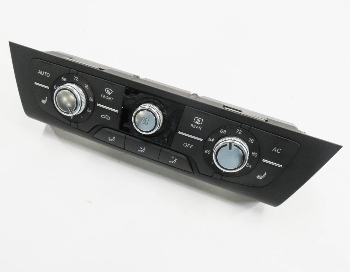 12-15 AUDI A6 S6 A7 S7 (C7) FRONT HEATER A/C TEMPERATURE CONTROL (HEATED SEAT)