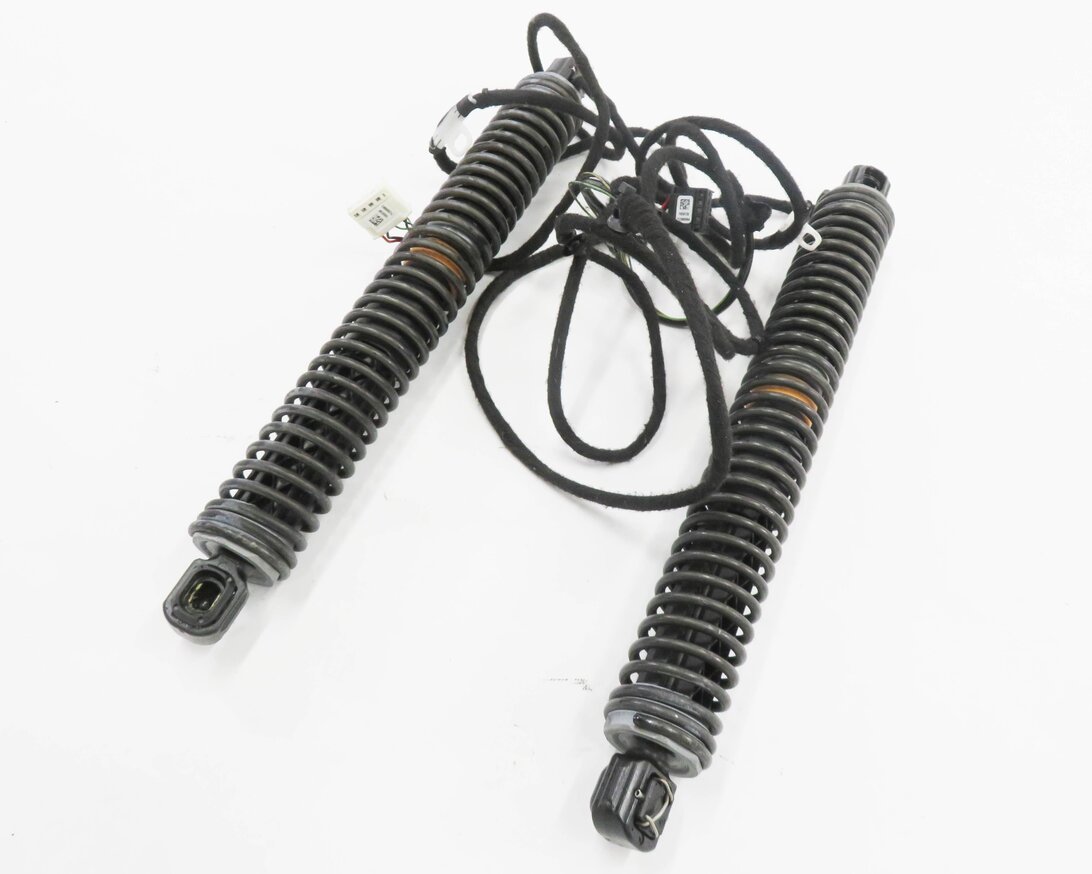 2012 BMW 750i (F01) LEFT & RIGHT REAR ELECTRIC TRUNK SHOCK STRUT SET-2