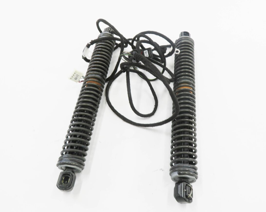 Thumbnail 2: 2012 BMW 750i (F01) LEFT & RIGHT REAR ELECTRIC TRUNK SHOCK STRUT SET-2