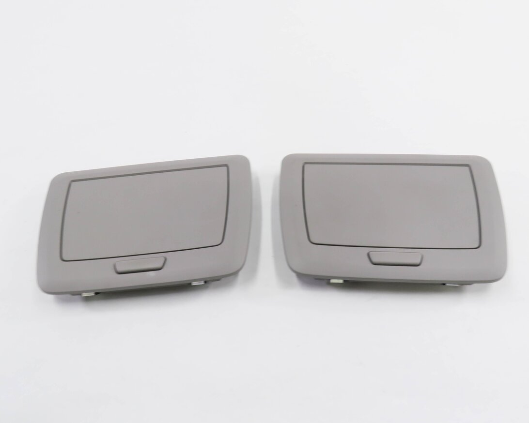 2012 BMW 750i (F01) LEFT & RIGHT REAR VANITY MIRROR SET-2 (GRAY)