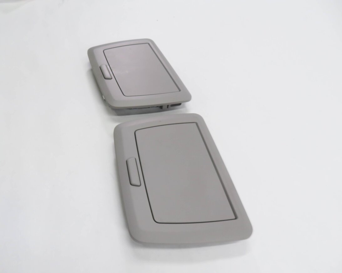 Thumbnail 2: 2012 BMW 750i (F01) LEFT & RIGHT REAR VANITY MIRROR SET-2 (GRAY)