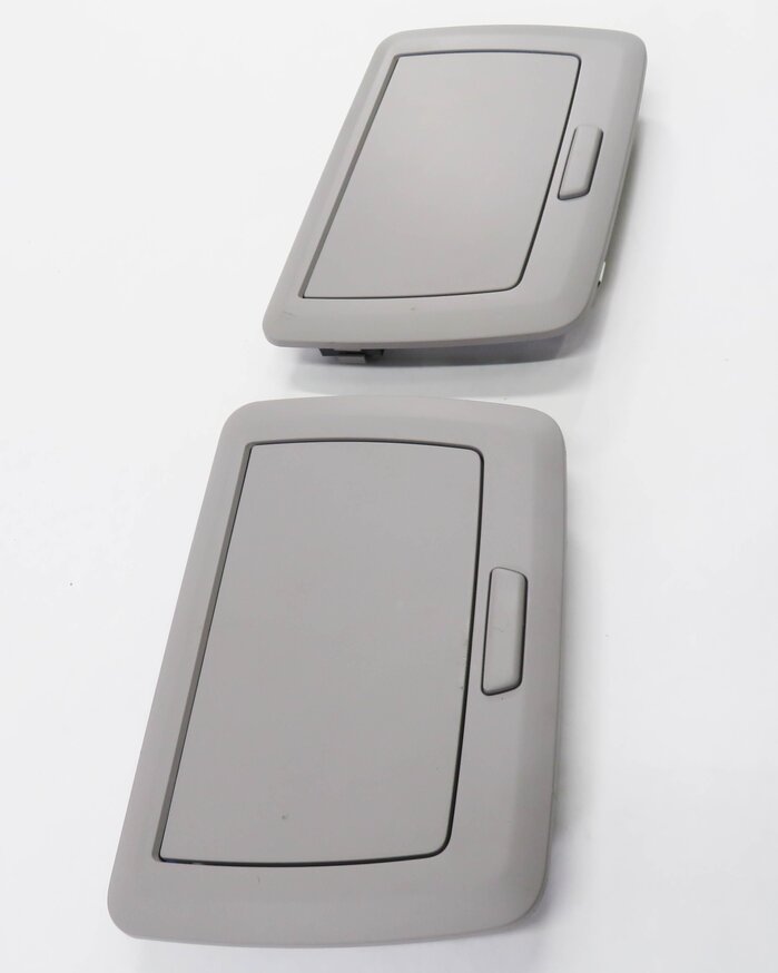 Thumbnail 3: 2012 BMW 750i (F01) LEFT & RIGHT REAR VANITY MIRROR SET-2 (GRAY)