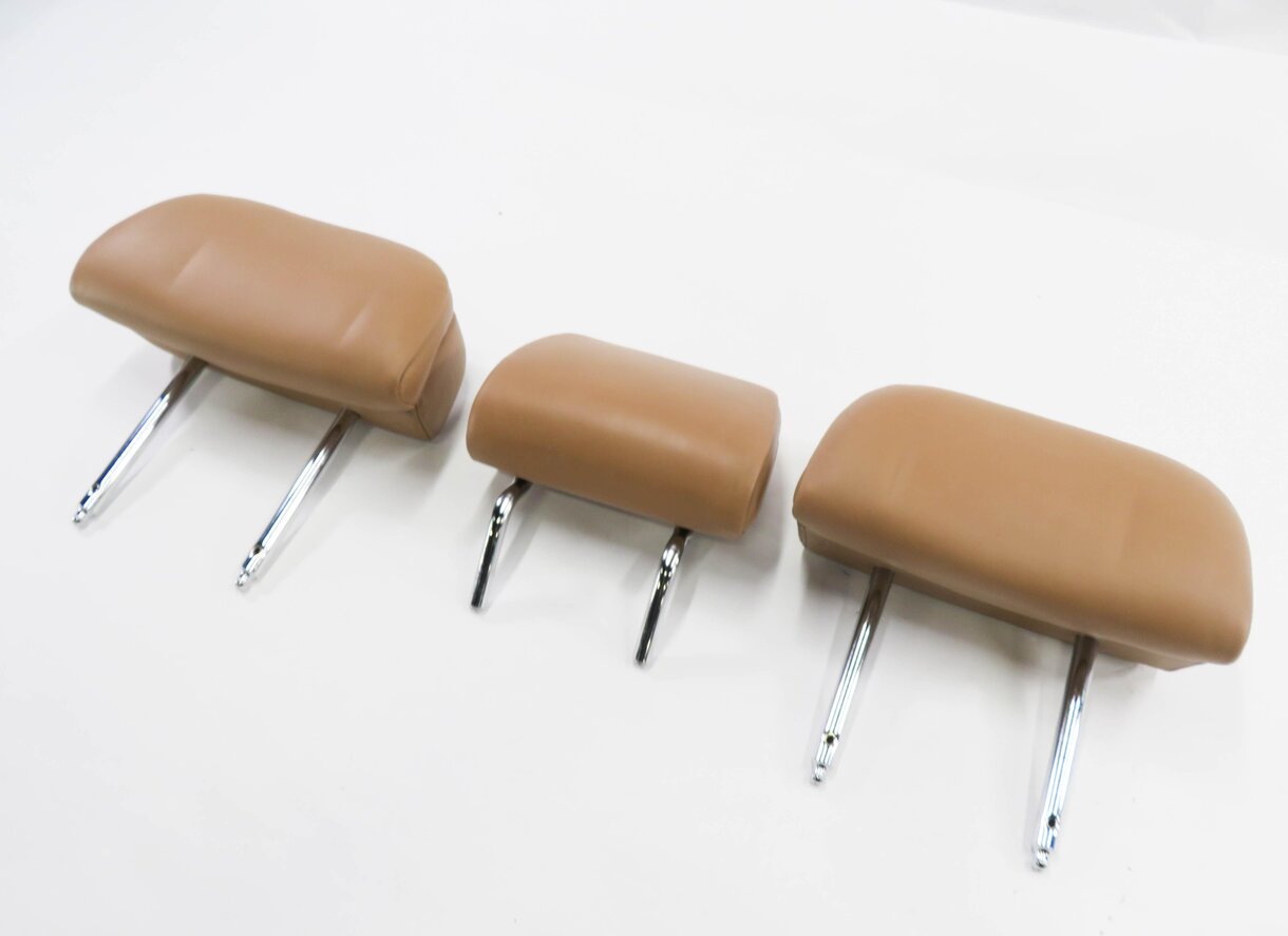2012 BMW 750i (F01) REAR SEAT HEADREST SET-3 (SADDLE BROWN LEATHER NAD5)