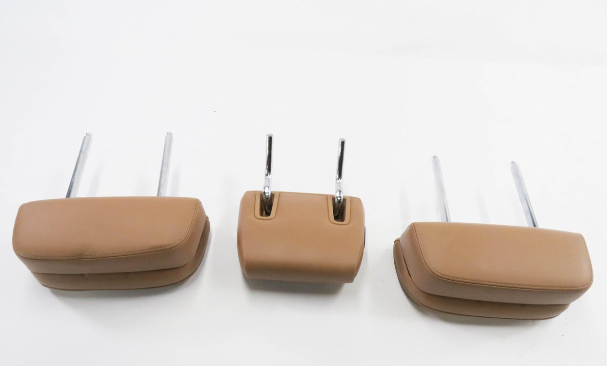 Thumbnail 6: 2012 BMW 750i (F01) REAR SEAT HEADREST SET-3 (SADDLE BROWN LEATHER NAD5)