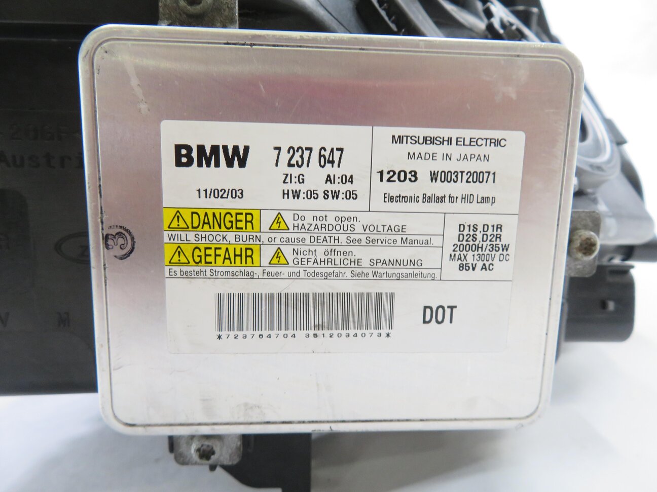Thumbnail 10: 09-12 BMW 740i 750i 760i B7 (F01) RIGHT PASSENGER ADAPTIVE XENON HEADLIGHT LAMP