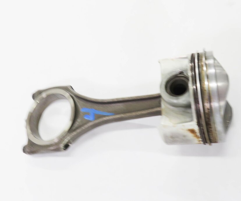 Thumbnail 3: 11-18 PORSCHE CAYENNE PANAMERA (958 970 G1) 3.0L - RIGHT ENGINE PISTON w/ ROD
